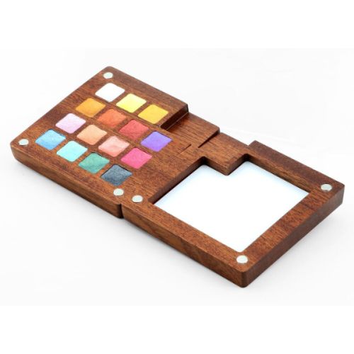 Mini Palette Aquarelle - 15 couleurs irisées - Art & Go