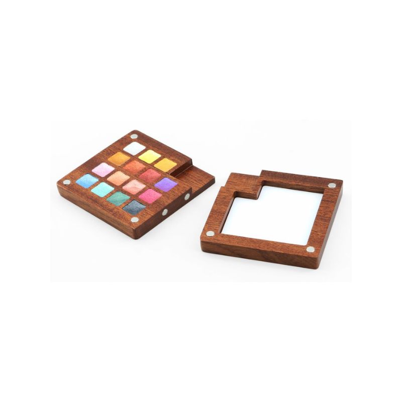 Mini Palette Aquarelle Art & Go - 15 couleurs métalliques Gansai