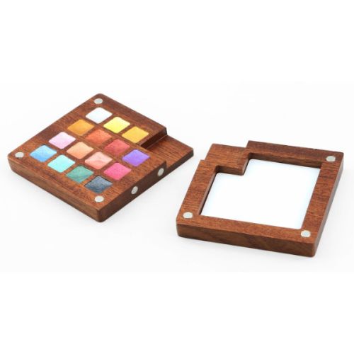 Mini Palette Aquarelle Art & Go - 15 couleurs métalliques Gansai