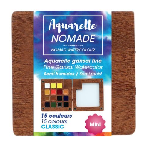 Mini Palette Aquarelle - 15 couleurs - Art & Go