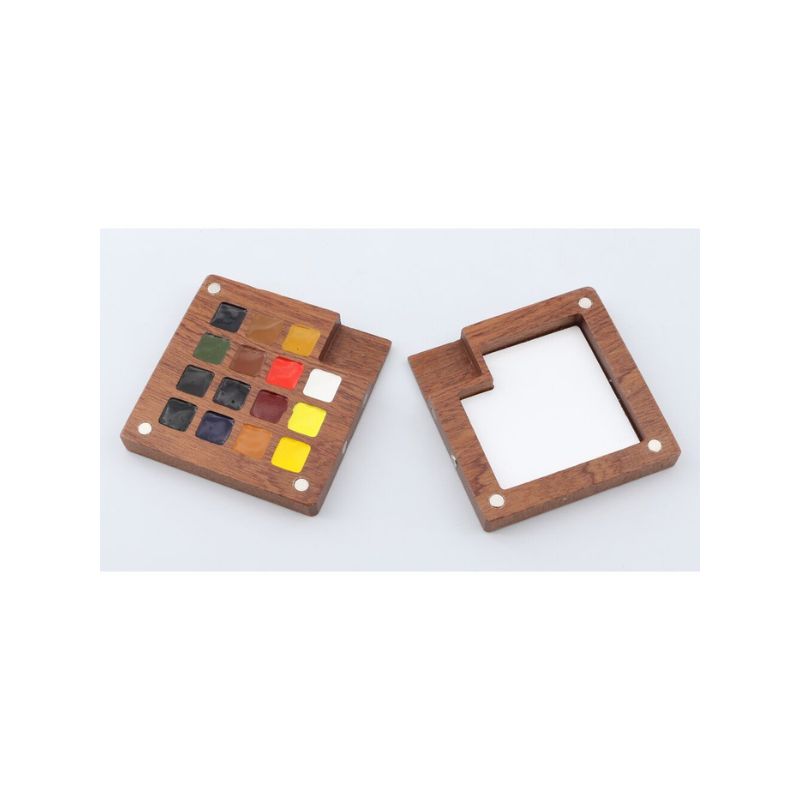 Mini Palette Art & Go - 15 couleurs aquarelle Gansai