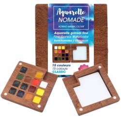 Mini set Aquarelle Gansai  - 15 couleurs - Art & Go