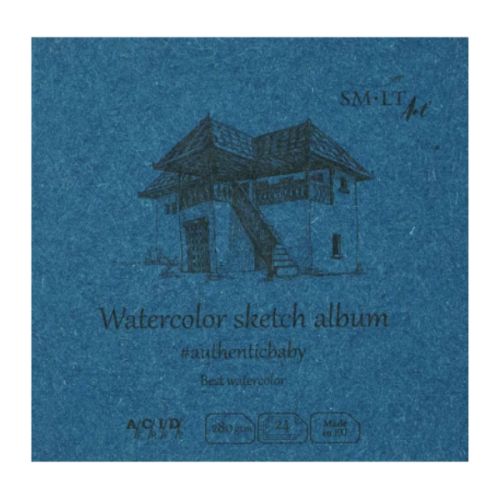 Mini bloc Aquarelle 9x9cm - SM-LT