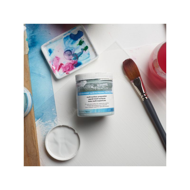 Apprêt aquarelle Winsor & Newton multi-surfaces - Blanc