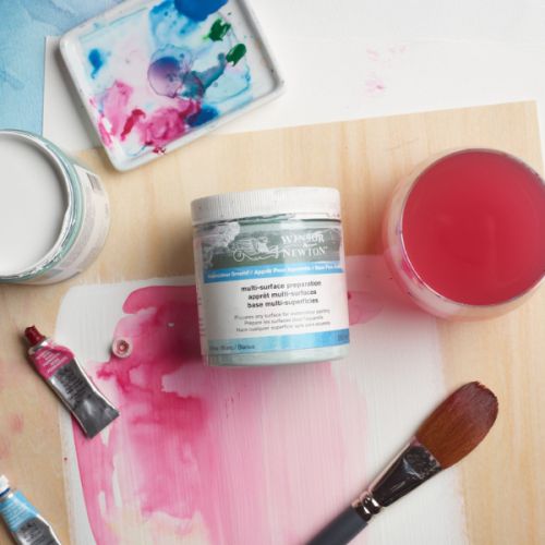Préparation support aquarelle blanc polyvalent - Winsor & Newton