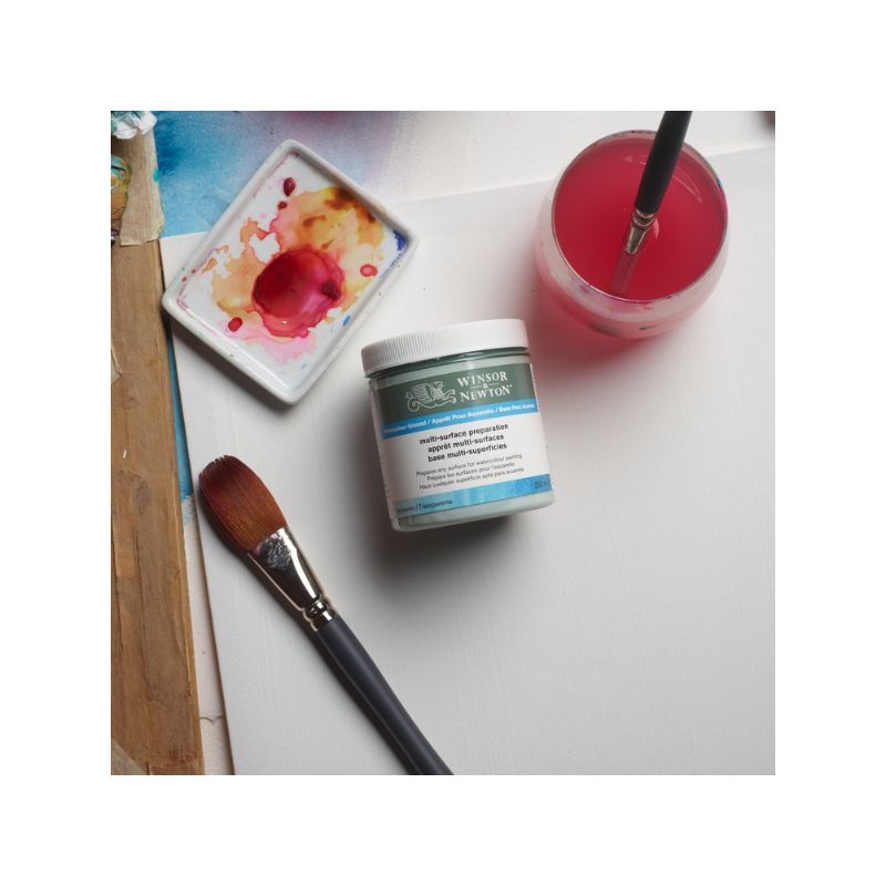 Apprêt Winsor & Newton pour aquarelle multi-surfaces - 250 ml Transparent