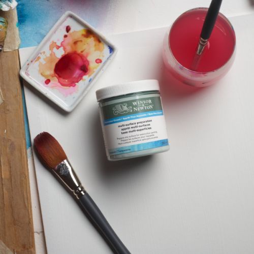 Apprêt Winsor & Newton pour aquarelle multi-surfaces - 250 ml Transparent