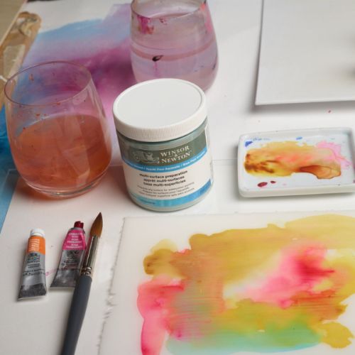 Préparation support aquarelle multi-surfaces - Transparent - Winsor & Newton