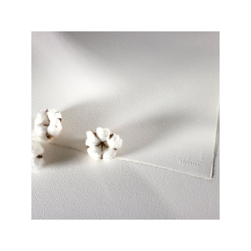 Papier aquarelle qualité professionnelle Arches bloc 20 feuilles + carton à dessin offert