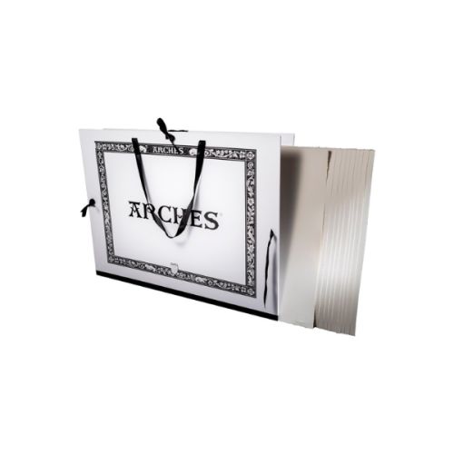 10 feuilles aquarelle Arches + carton à dessin offert