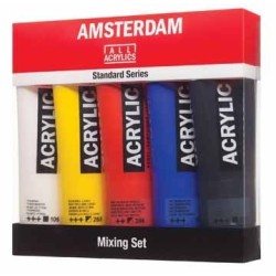 Set Peinture Acrylique fine Amsterdam 120ml, peinture acrylique