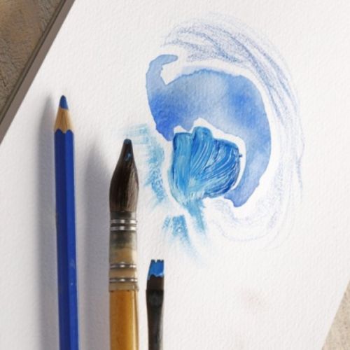 Carnet spiral Clairefontaine Paint'on blanc multi-techniques