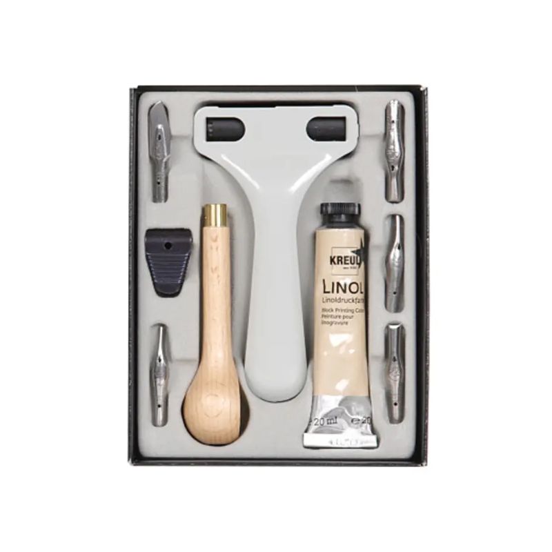 Kit complet linogravure - Brause
