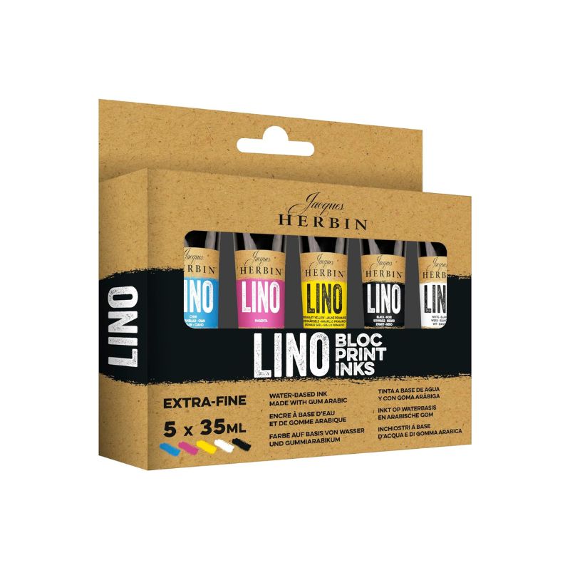 Set d'encres linogravure extra-fine Brause