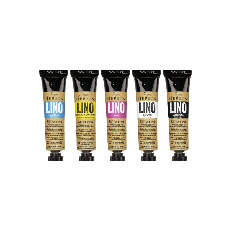 Assortiment d'encres linogravure extra-fine Brause