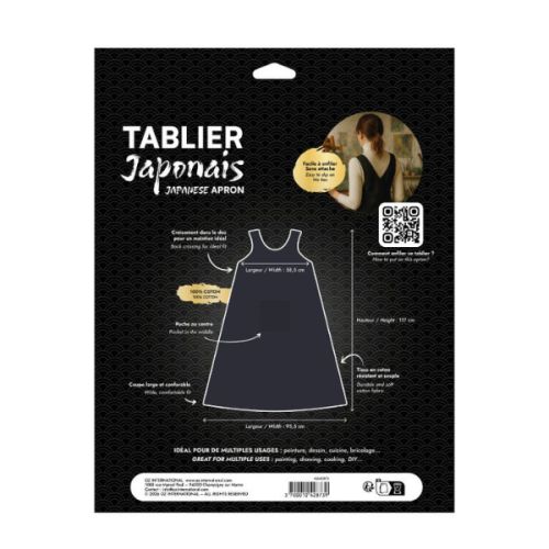 Tablier croisé sans attaches - Art & Go