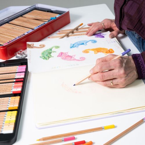 Crayons de couleur Bruynzeel - Boite 150 couleurs vives et nuancées