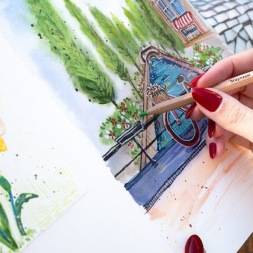 Coffret 150 crayons de couleur Bruynzeel - Large palette de nuances idéale superposition 