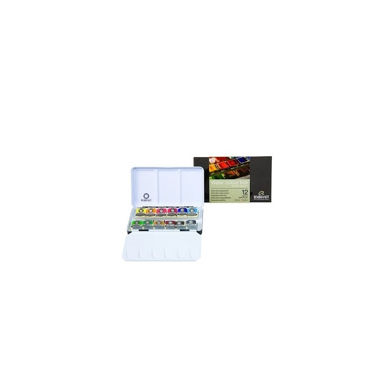 Aquarelle extra fine Rembrandt, boîte métal de peinture aquarelle