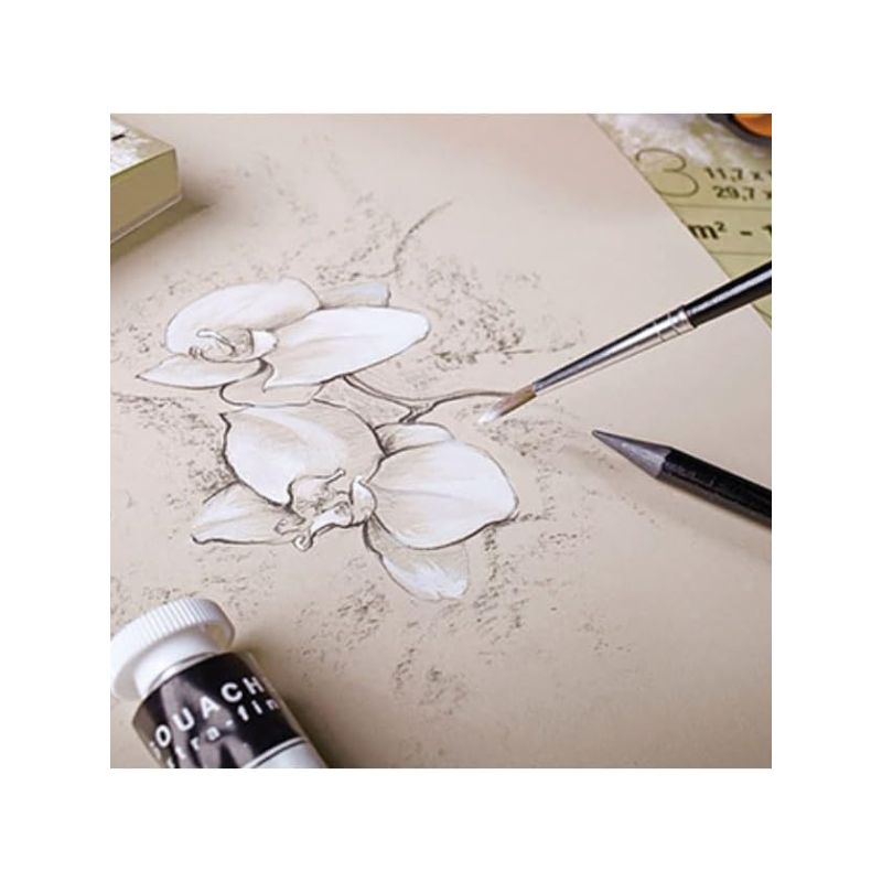 Papier multi techniques bloc Paint'On MIX6 - Clairefontaine