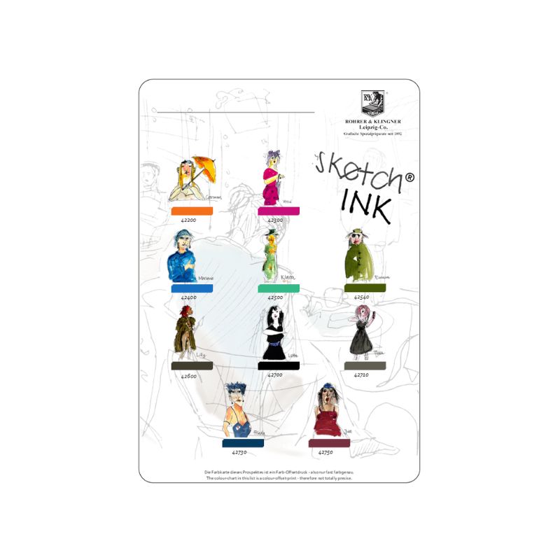 Encre SketchInk flacon 50ml - Rohrer & Klingner