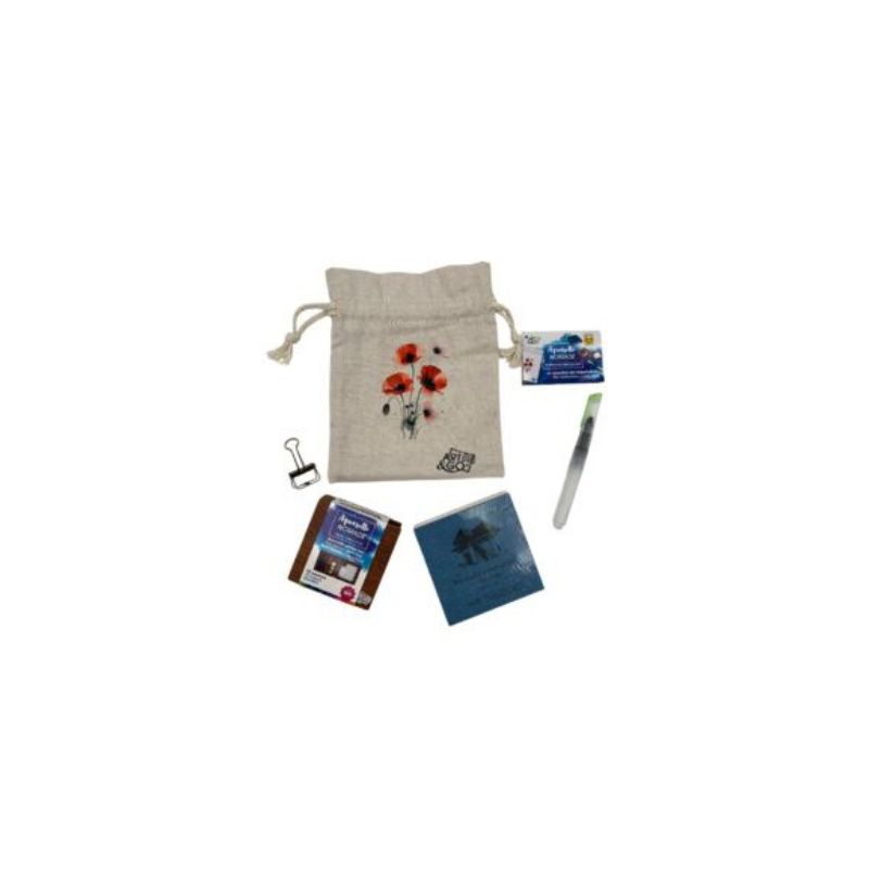 Le baluchon de l’aquarelliste - Art & Go - kit aquarelle de voyage