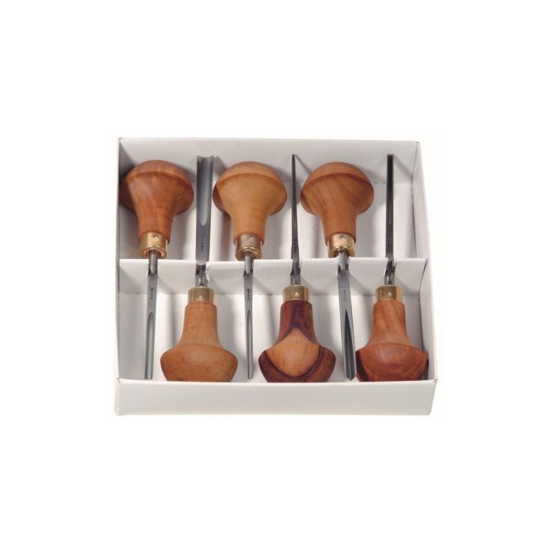 Set 6 outils Pfeil pour gravure sur linoleum - Jeu n°C