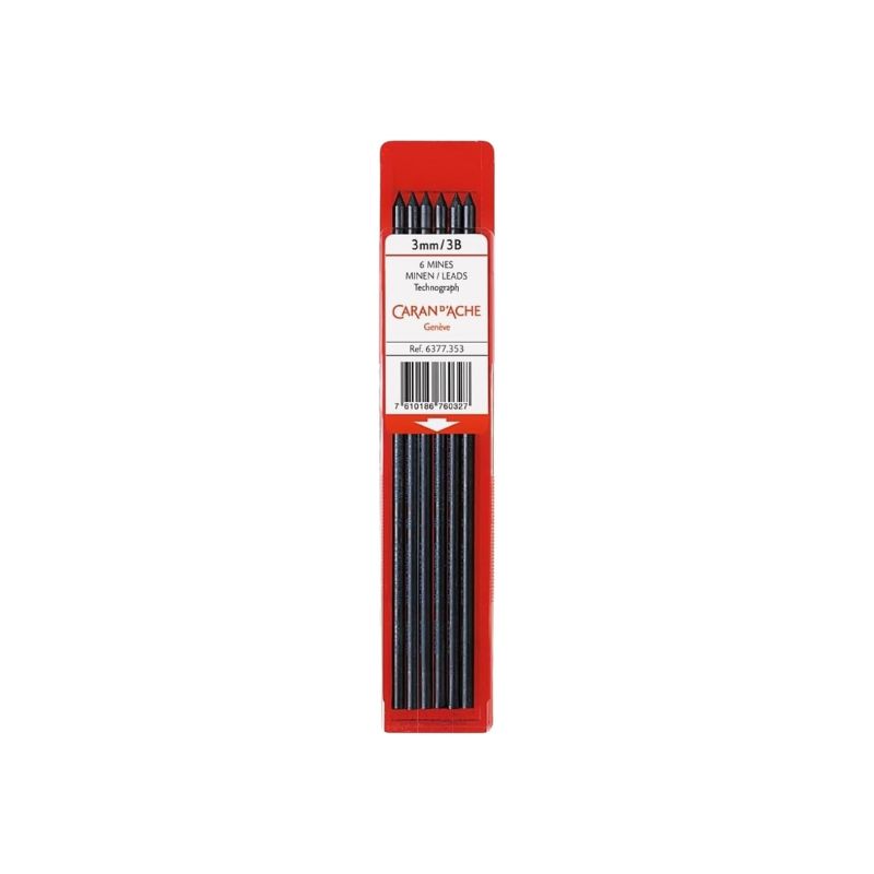 Mines 3mm pour porte-mines - Caran d'Ache