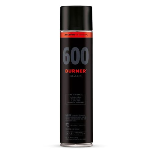 Bombe de peinture Molotow Burner black 600ml