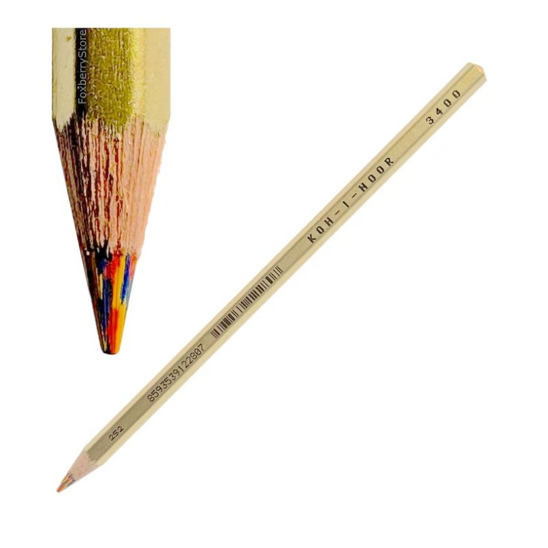 Crayon de couleur multicouleur