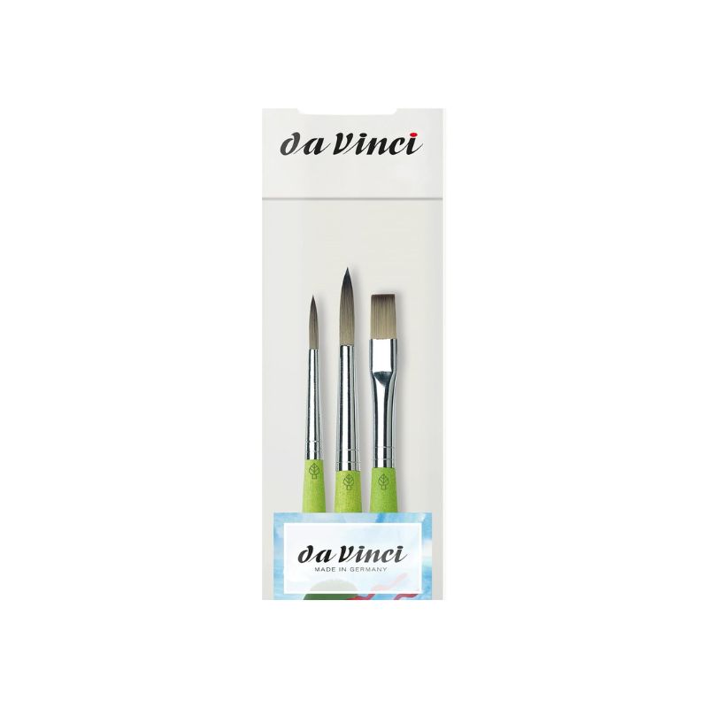 3 pinceaux Fit Da vinci loisirs créatifs et peinture scolaire