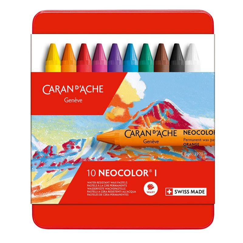 Set de 10 craies à la cire Neocolor 1
