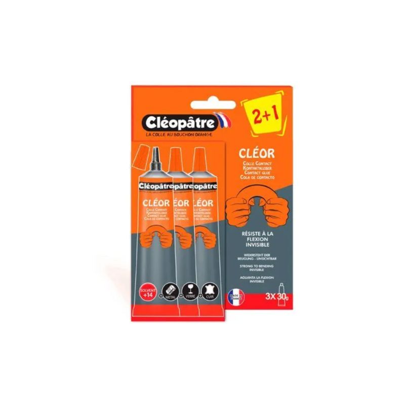 Set de 3 colles contact Cléor - Cléopâtre