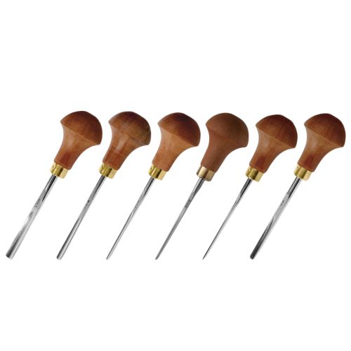 Set 6 outils Pfeil pour gravure sur linoleum - Jeu n°B