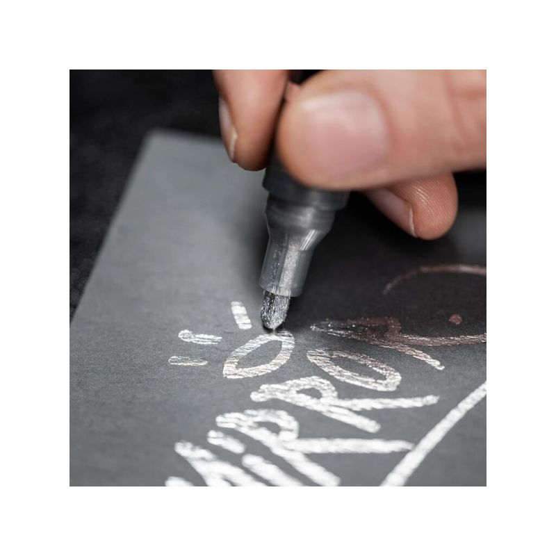 Marqueur surfaces lisses Faber-Castell effet miroir