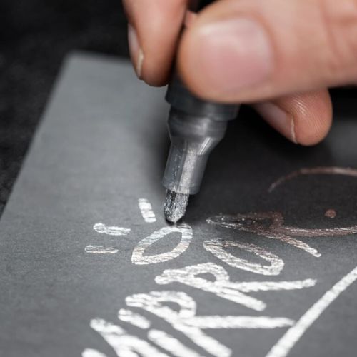 Marqueur surfaces lisses Faber-Castell effet miroir
