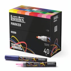Coffret 40 marqueurs acrylique Liquitex