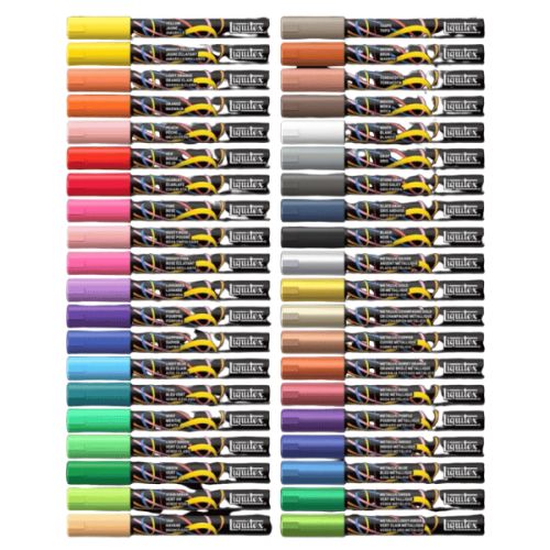 Coffret 40 marqueurs acrylique multi-supports Liquitex