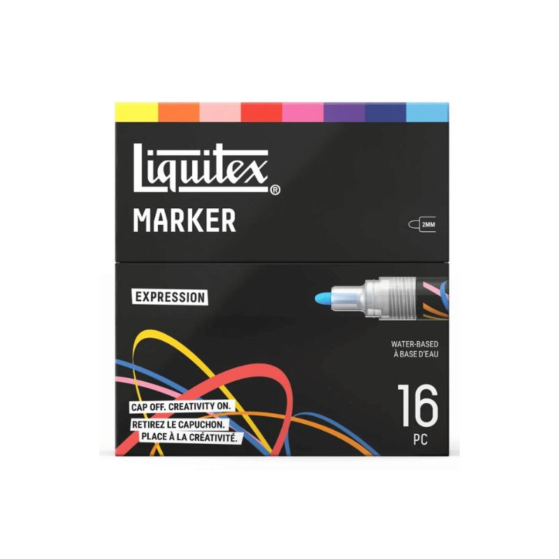 Coffret 16 marqueurs acrylique Liquitex