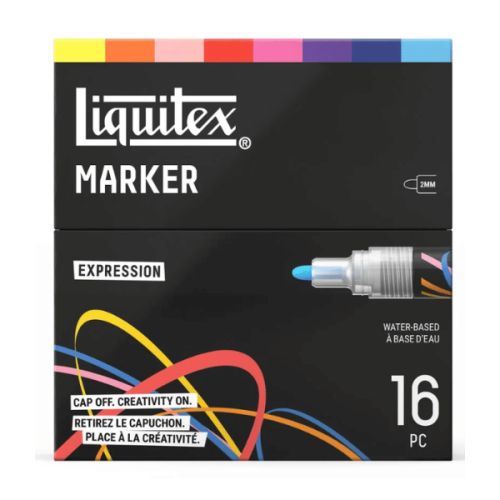 Coffret 16 marqueurs acrylique Liquitex