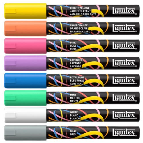 Set 8 marqueurs peinture acrylique Liquitex 2mm - Paysage de rêve