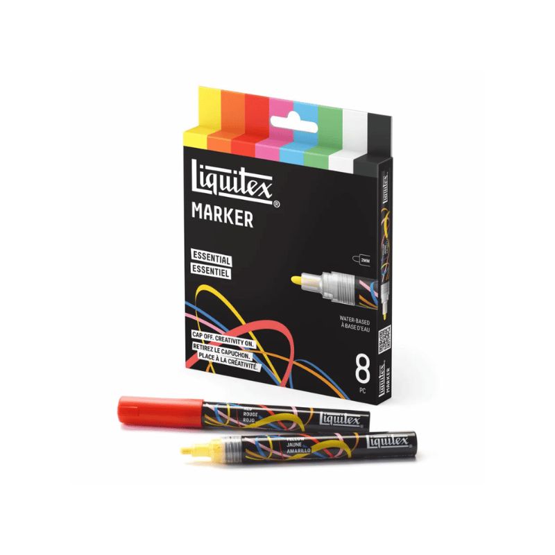 Set 8 marqueurs acrylique Liquitex - Essentiel