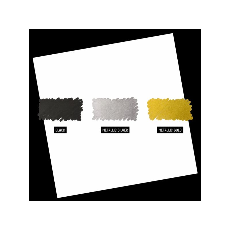 Liquitex Marker Set Accent - 3 marqueurs acrylique Liquitex multi-surfaces