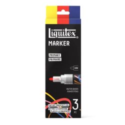 Set 3 marqueurs acrylique Liquitex - Primaire