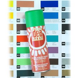 peinture acrylique en bombe, peinture aerosol, peinture en spray, peintures acrylique, IDEA spra