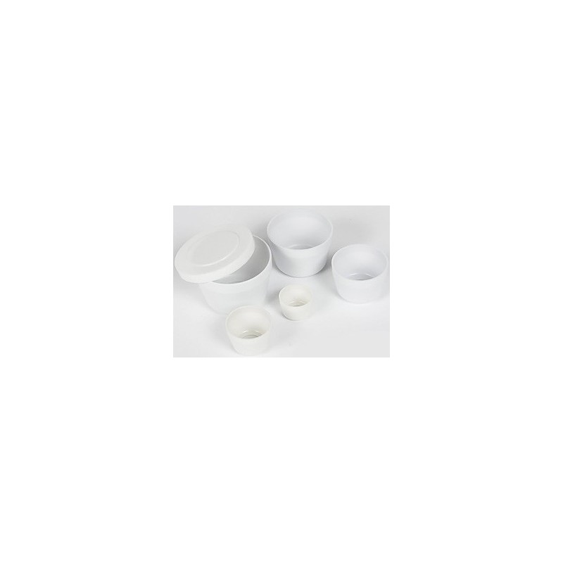 Jeu de 5 godets plastique Gigogne + couvercle -  Manet