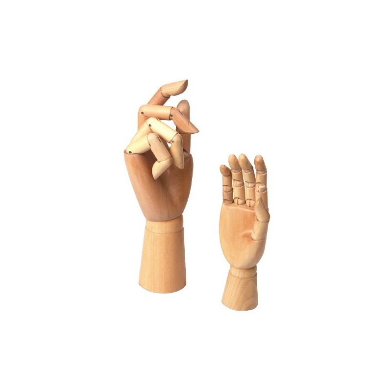 Main mannequin articulée en bois - Manet