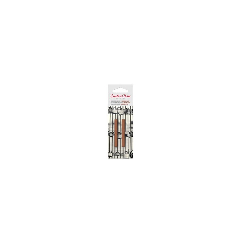 Carrés esquisse Sanguine Conté, set de 2 carré sanguine