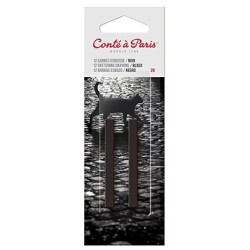 Carrés esquisse "pierre noire" 2B Conté, set de 2 carré pierre noire