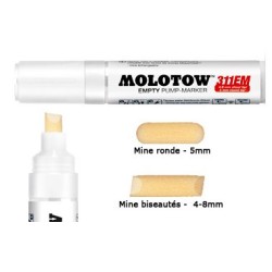 Marqueur Molotow 4-8mm vide  - 311EM, feutre vide